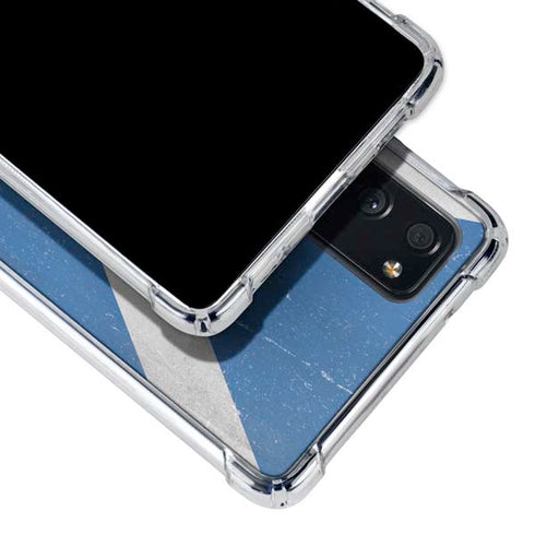 Scotland Flag Distressed Galaxy S20 FE Clear Case